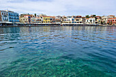 Venetian Harbor, Hania, Chania, Crete, Greece, Europe