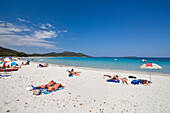 Strand von Palombaggia, Südostküste, Korsika, Frankreich, Europa