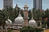 Mosque Masjid Jamek in Kuala lumpur, Kuala Lumpur, Malaysia, Asia