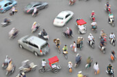 Traffic of Hanoi, Hanoi, Vietnam, Asia