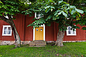 Typisches Schwedenhaus in Pataholm, Smaland, Süd Schweden, Skandinavien, Europa