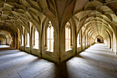 Cloister at Bebenhausen monastery, Bebenhausen, Tübingen, Baden-Württemberg, Germany, Europe