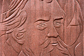 Brahms-Granitwürfel von Th. Darboven, Laeiszhalle, Johannes-Brahms-Platz, Hansestadt Hamburg, Deutschland, Europa