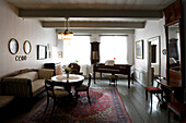 Living room at Theodor-Storm-Haus, Husum, Nordfriesland, Schleswig-Holstein, Europe