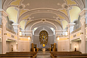 Kloster Waldsassen, eine Abtei der Zisterzienserinnen in Waldsassen, Oberpfalz, Bayern, Deutschland, Europa