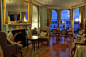 Hotel in Portmeirion, Portmeirion wurde zwischen 1925 und 1975 von Sir Bertram Clough Williams-Ellis im italienischen Stil entwickelt, Gwynedd, Nord-Wales, Wales, Großbritannien