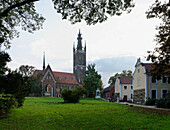 St. Petri Kirche und Bibelturm, Küchengebäude, Wörlitz, Sachsen-Anhalt, Deutschland