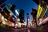 Times Square at night, Manhattan, New York City, USA