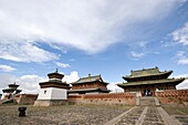 the Erdene Zuu monestry Mongolia