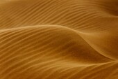Sand dune close up with wind formed patterns