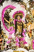 Carnaval parade at the Sambodromo, Rio de Janeiro Brazil