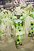 Carnaval parade at the Sambodromo, Rio de Janeiro Brazil