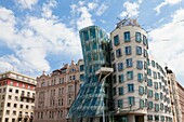 The Dancing House Tancící dum in New Town Prague Czech Republic