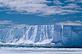 Huge tabular icebergs and smaller ice floes in the Weddell Sea, on the eastern side of the Antarctic Peninsula MORE INFO The Weddell Sea is often blocked to ship navigation due to ice conditions In November 2009 the Captain Khlebnikov icebreaker was stu