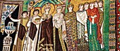 Mosaic in San Vitale, UNESCO World Heritage site, Ravenna, Emilia-Romagna, Italy
