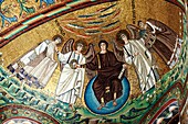 Mosaic in San Vitale 547, UNESCO World Heritage site, Ravenna, Emilia-Romagna, Italy