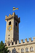 The Torre Civica 13 century, Trento, Trentino-Alto Adige, Italy