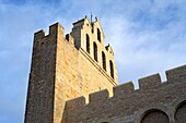 Fortified church 12 cent, Saintes-Maries-de-la-Mer, Languedoc-Roussillon, France