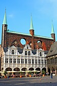 Town Hall, Lubeck, Schleswig-Holstein, Germany