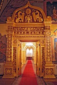 Interior of the Faceted Chamber 1491, Kremlin, Moscow, Russia