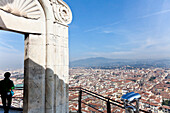 Aussichtspunkt, Überblick über Florenz vom Dom, Santa Maria del Fiore, Florenz, Toskana, Italien