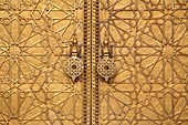 Decorations of the Royal Palace door, Fes, Morocco