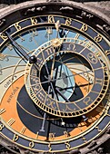 Detail of the astronomical clock, Prague, CZ