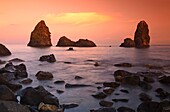 Cyclops stacks in Acitrezza, Sicily, Italy