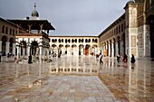 Courtyard of the Umayyad Mosque, Damascus, Syria