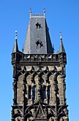 The 65m tall Powder Tower, Prague, Czech Republic