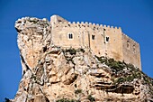 Castle of Mussumeli, or Chiaramonte castle, Sicily, Italy