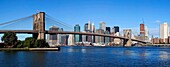 New York City's Skyline and Brooklyn Bridge