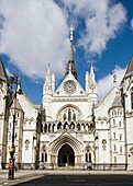 The Royal Courts of Justice, The Supreme Court, Strand, London, England.