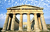 Segesta, Sicily, Italy The Doric Greek Temple at Segesta founded by Aeneas Elymian Dates from 426 BC