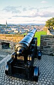 Derry, Ireland Cannon known as Roaring Meg used against siege of 1689 The Double Bastion on City Walls overlooking the Bogside
