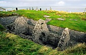 Early Celtic Christian Church of St Cavan Now sunk in the sand dunes on the Aran Island of Inisheer, County Galway, Ireland