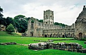 Fountains Abbey, near Ripon, North Yorkshire, seen from the southeast Cistercian monastery founded in 1132 World Heritage Site