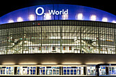 O2 World Stadium at night, Berlin, Germany