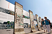 Berlin Wall exhibit on Potsdamer Platz, Berlin, Germany