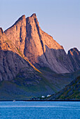 Kjerkfjorden, Moskenesoya, Lofoten Islands, Norway