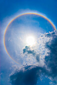 Sun Dog rainbow, Puerto Aventuras, Quintana Roo, Mexico