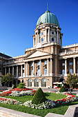 Royal Palace and garden, Budapest, Hungary