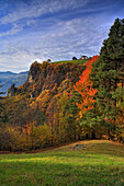 Scenery in autumn, Fie di Sotto - near, Italian Dolomites, Italy