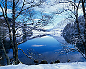 Loch Treig in winter, Treig, Highland, UK - Scotland