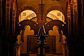 Innenarchitektur, Mezquita-Catedral, Cordoba, Provinz Cordoba, Andalusien, Spanien, Mediterrane Länder