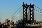 Washington Bridge, Empire State Building, New York, USA, New York City, New York, USA, Nordamerika, Amerika