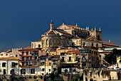Blick auf Monreale und Dom, Monreale, Palermo, Sizilien, Italien