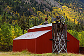 Scheune bei Aspen, Rocky Mountains, Colorado, USA, Nordamerika, Amerika