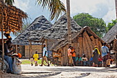 People at the village of Kiwenga, Zanzibar, Tanzania, Africa