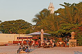 Livingstone bar and restaurant, Stonetown, Zanzibar City, Zanzibar, Tanzania, Africa